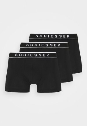 Schiesser 3PACK - Boxer Briefs - black
