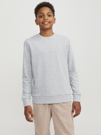 Jack & Jones Junior - JJEBRADLEY CREW - Sweater - light grey melange Miniatuurafbeelding 1