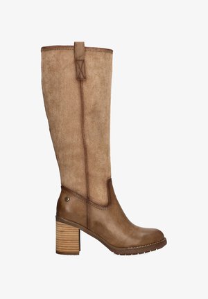 ETIKA THUM - Botas con plataforma - taupe