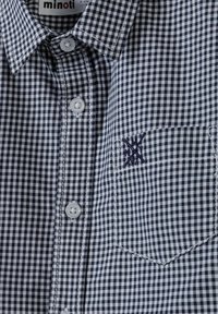 MINOTI CHECKED SHORT SLEEVE - Košile - white navy