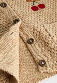Next REGULAR FIT - Cardigan - tan brown cherry embroidered