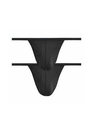 G-STRING 2ER PACK - PLUME - Slip - schwarz black