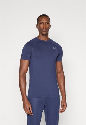 TRAIN MUSCLE  - T-shirt - bas - vector navy