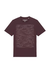 Niet geselecteerd, red brown