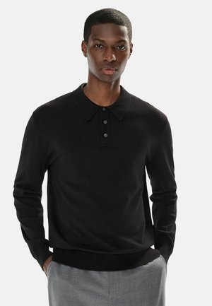 RICH  - Bluză polo - black