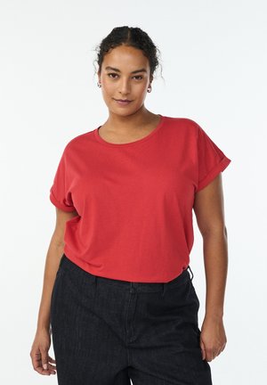 T-shirt basic - true red
