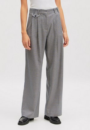 EDITED, EDITED BUNDFALTENHOSE TIMA - Trousers - grau