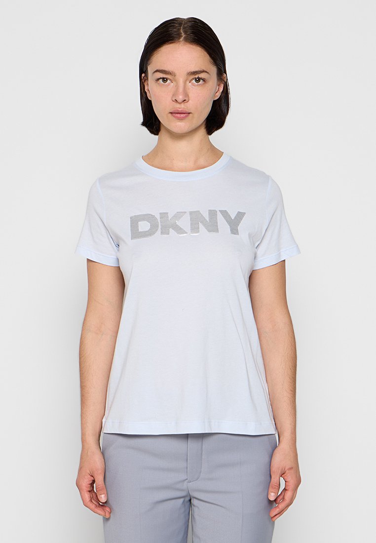 DKNY T-shirt print lichtblauw