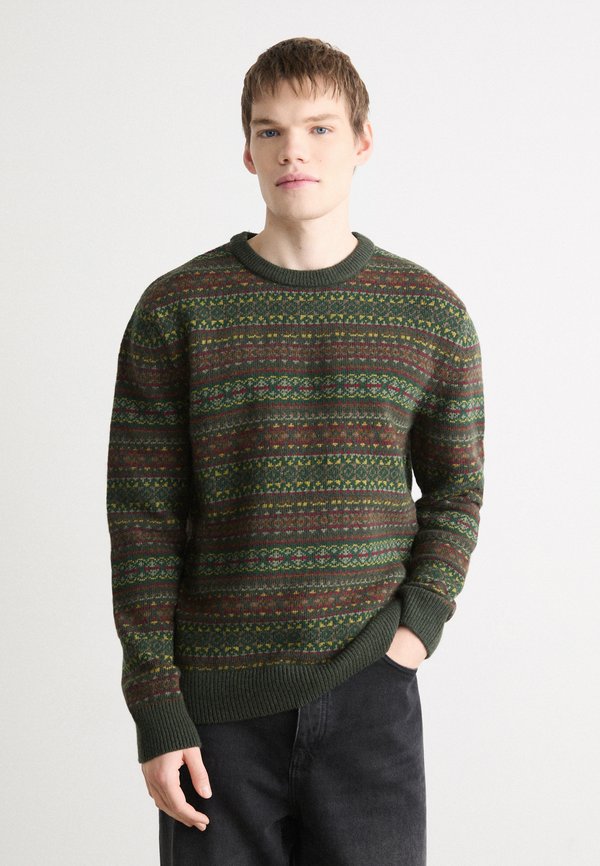 FAIR ISLE C NECK - Jumper