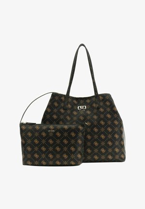 Guess, EMELIE LOGO 2 IN 1 TOTE - Cabas - espresso logo