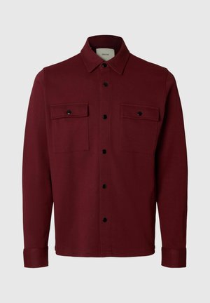 Selected, SLHJACKIE SWEAT JACKET NOOS - Veste légère - tawny port