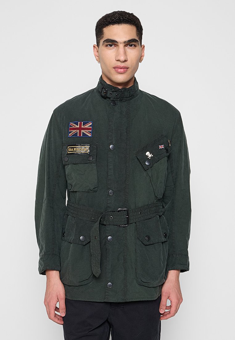 Barbour International Lichte jas groen