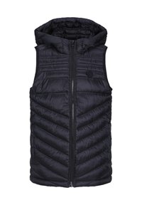 Jack & Jones Junior JJEHERO BODYWARMER HOOD - Väst - black