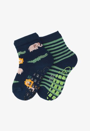 Sterntaler ABS socks Safari, 2-pack - Socks - marine