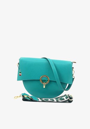 DrachenLeder Schoudertas - türkis