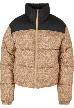 AOP RETRO PUFFER - Chaqueta de invierno - unionbeigedamast