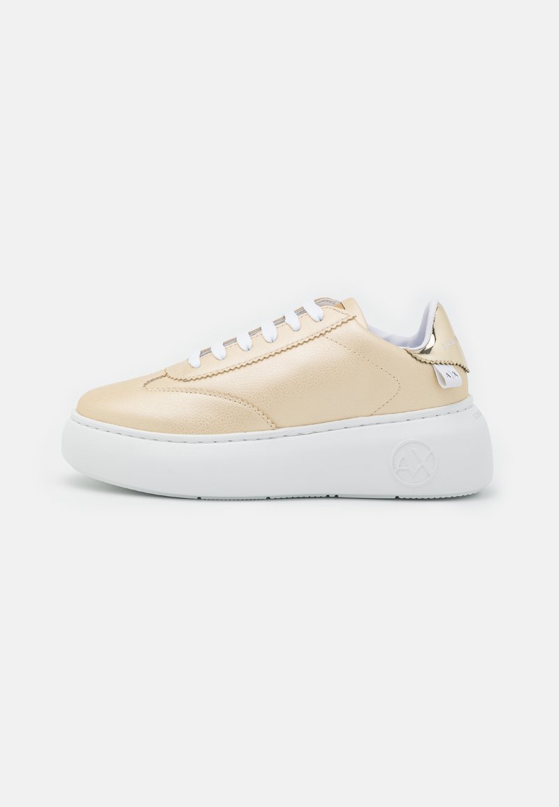 Damen Sneaker | Armani Exchange LACE UP Sneaker low gold/goldfarben - CY08958 Damen Sneaker | Armani Exchange LACE UP Sneaker low gold/goldfarben - CY08958
