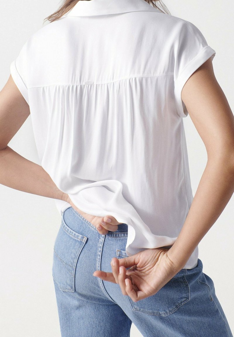 Salsa Jeans Bliss Cropped DE Couleur FONCÉE