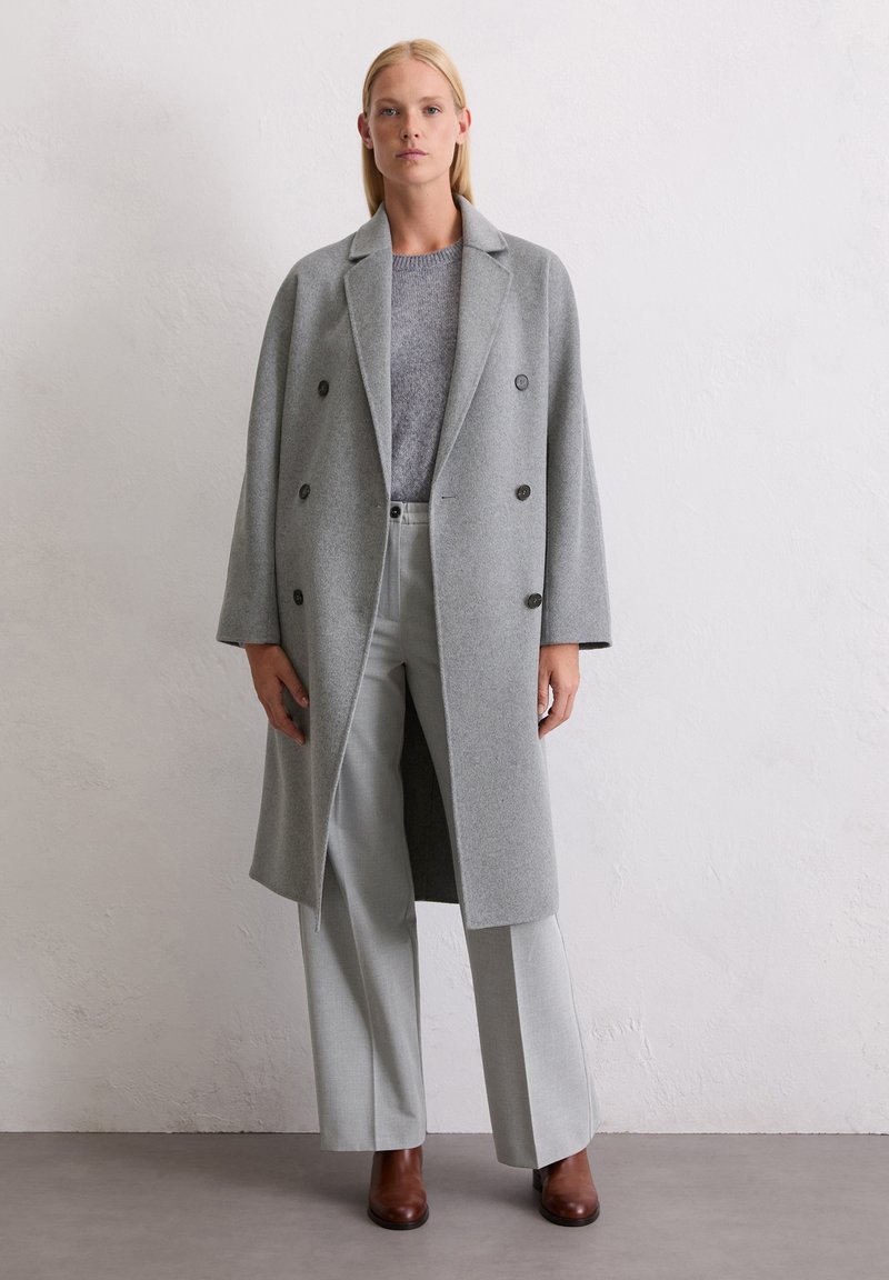Marc O'Polo RELAXED AUS DOUBLEFACE- Trenchcoat grey granite