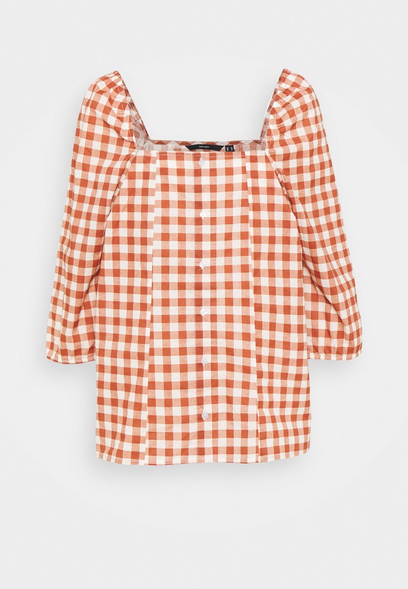 Vero Moda Curve Blouse bruin Vero Moda Curve Blouse bruin