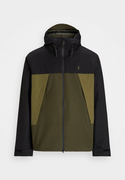Polo Ralph Lauren COLOR BLOCKED HOODED JACKET - Light jacket - new olive/armadillo