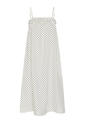 Kaffe, KAWILMA DRESS - Robe de jour - chalk black dot print