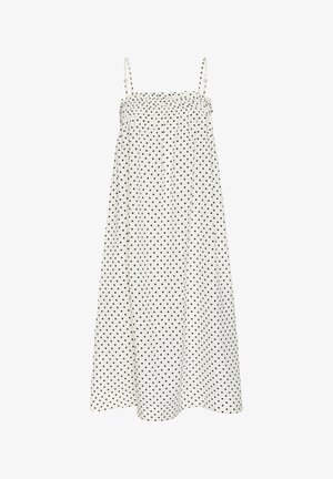 Kaffe, KAWILMA DRESS - Robe de jour - chalk black dot print