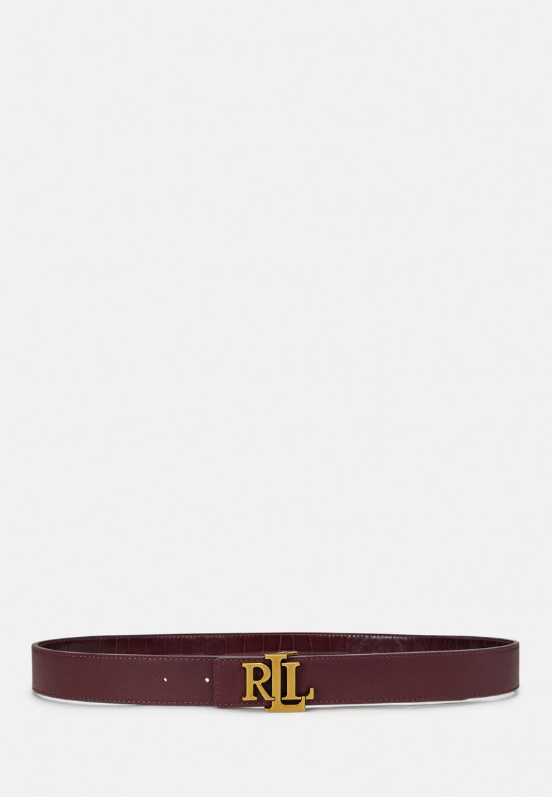 Lauren Ralph Lauren LOGO REVERSIBLE CROCODILE EMBOSSED BELT  display picture 2