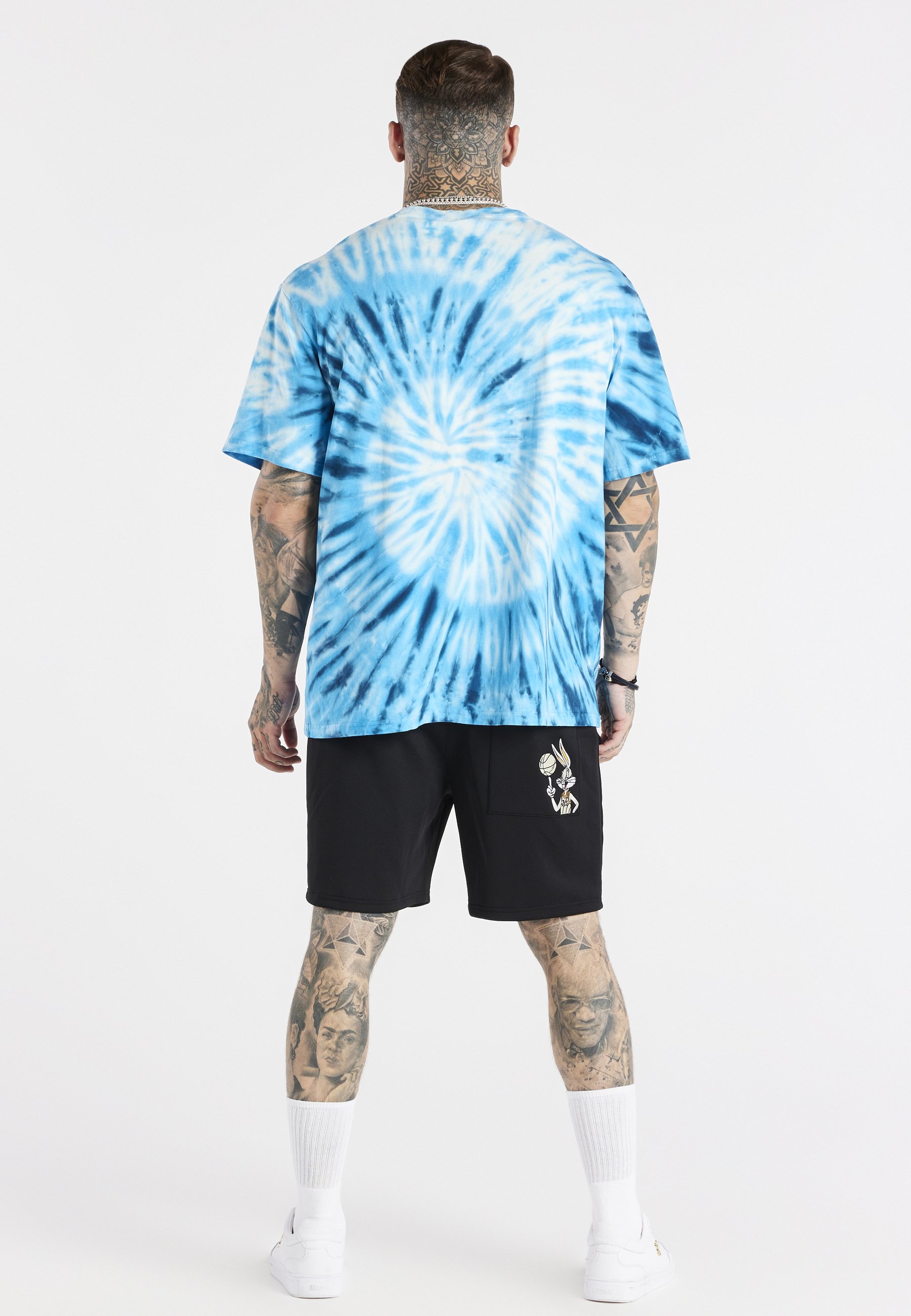 SIKSILK SPACE JAM TIE DYE GRAPHIC TEE 