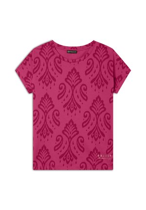 Freddy Camiseta estampada - allover ikat beetroot purple