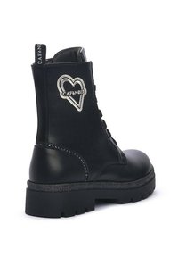 CAFèNOIR Stivaletti con plateau - nero