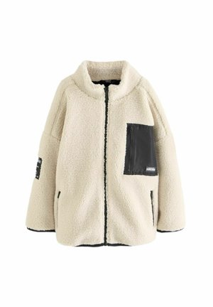 REGULAR FIT - Fleecejacka - ecru white