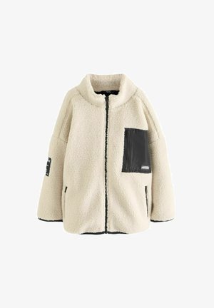 Next REGULAR FIT - Jachetă din fleece - ecru white