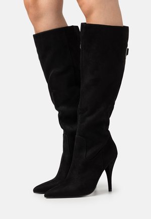 Anna Field Bottes à talons hauts - black