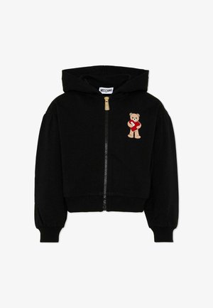 MOSCHINO, FELPA - Felpa con zip - black