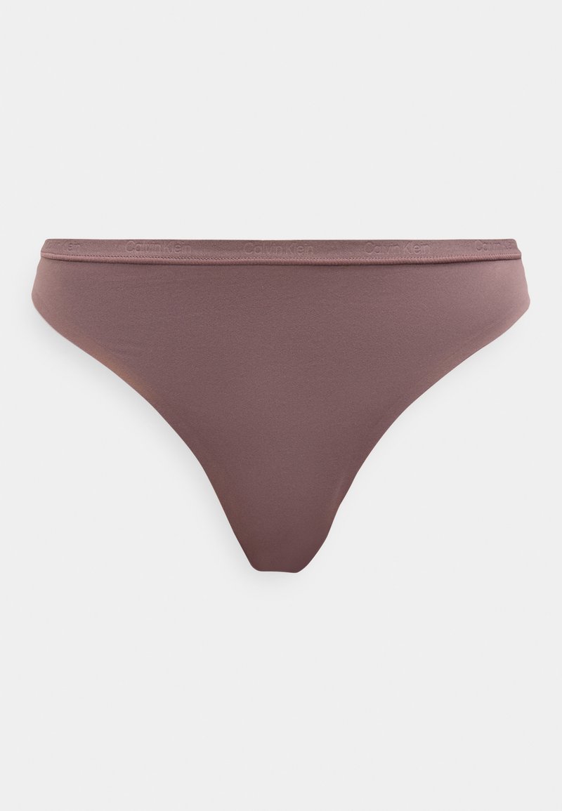 Calvin Klein Underwear THONG PERFECTLY FIT - Thong - botanical brown ...