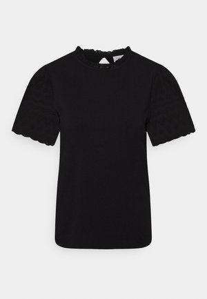 VISELVA - T-shirt con stampa - black