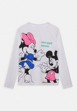 MICKEY&MINNIE - Top s dlouhým rukávem - bright white
