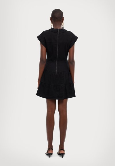 Alice + Olivia MILA DEEP TWIST MINI DRESS - Kreklkleita - black