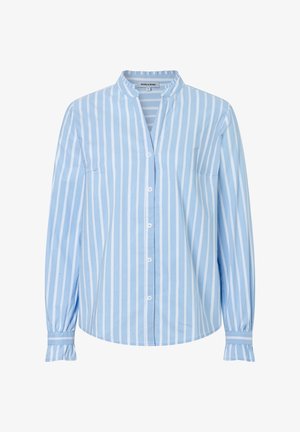 More & More, MORE & MORE KLASSISCHE, GESTREIFTE LANGARMBLUSE - Button-down blouse - stripes blue white