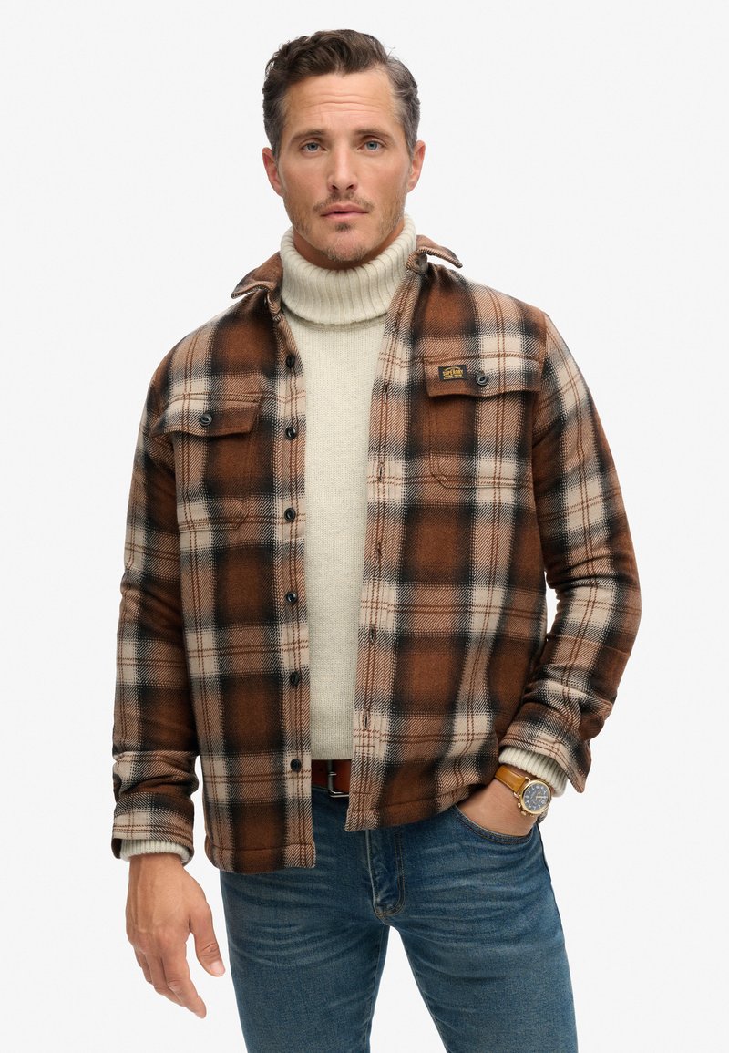 Superdry & Co MILLER - Overhemd - roderick check brown