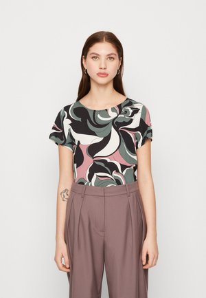 VILA VIPAYA - T-shirt imprimé - black