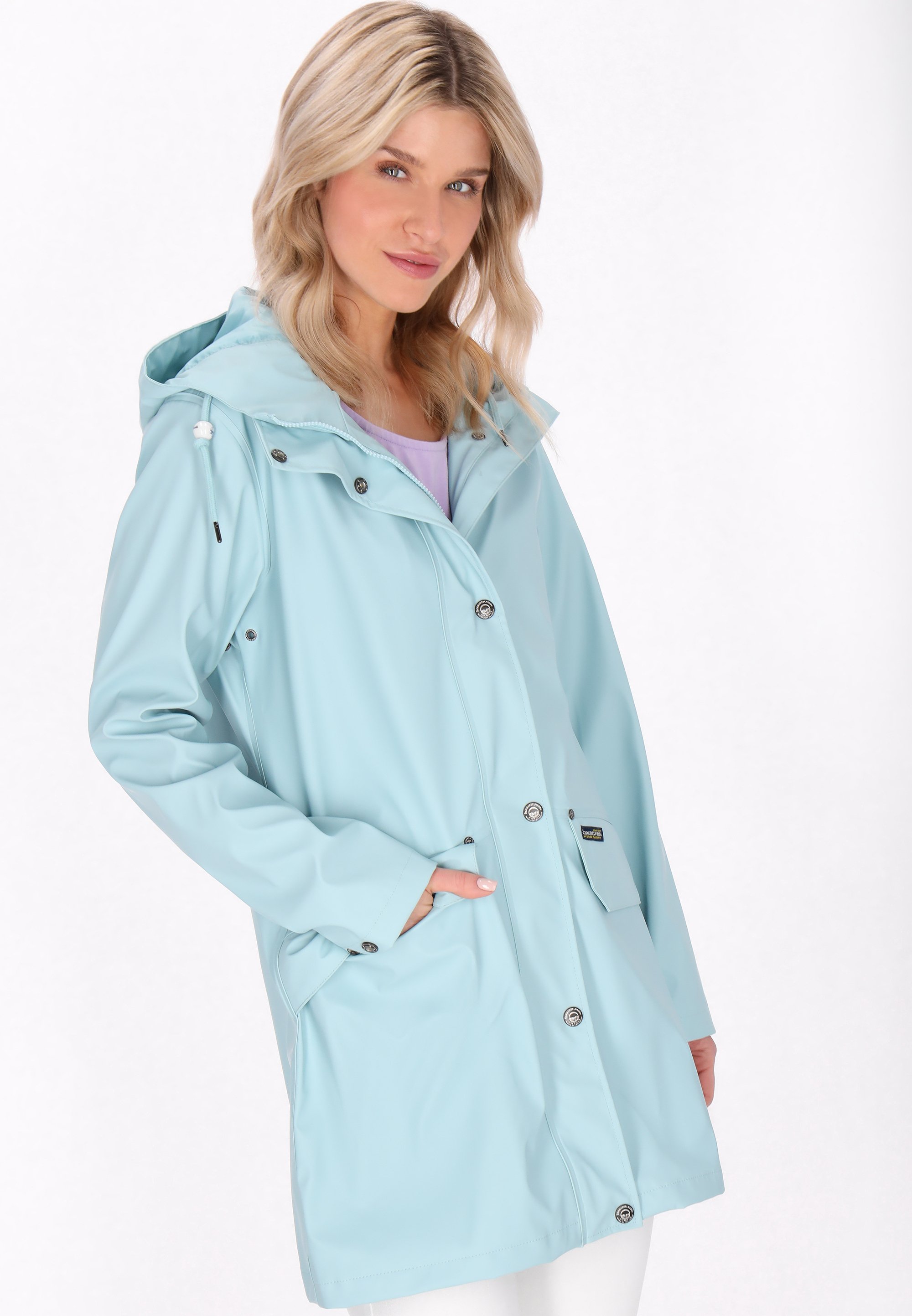 Regenjacke Schmuddelwedda Jacke TÃ¼rkis Schmuddelwedda Parka Light