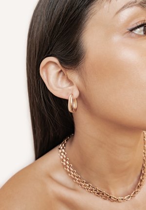 Hey Happiness, BOLD DOME HOOP - Ohrringe - rose gold-coloured