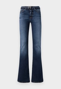 FLORA FLARE POWER STRETCH - Flared jeans - lavaggio scuro