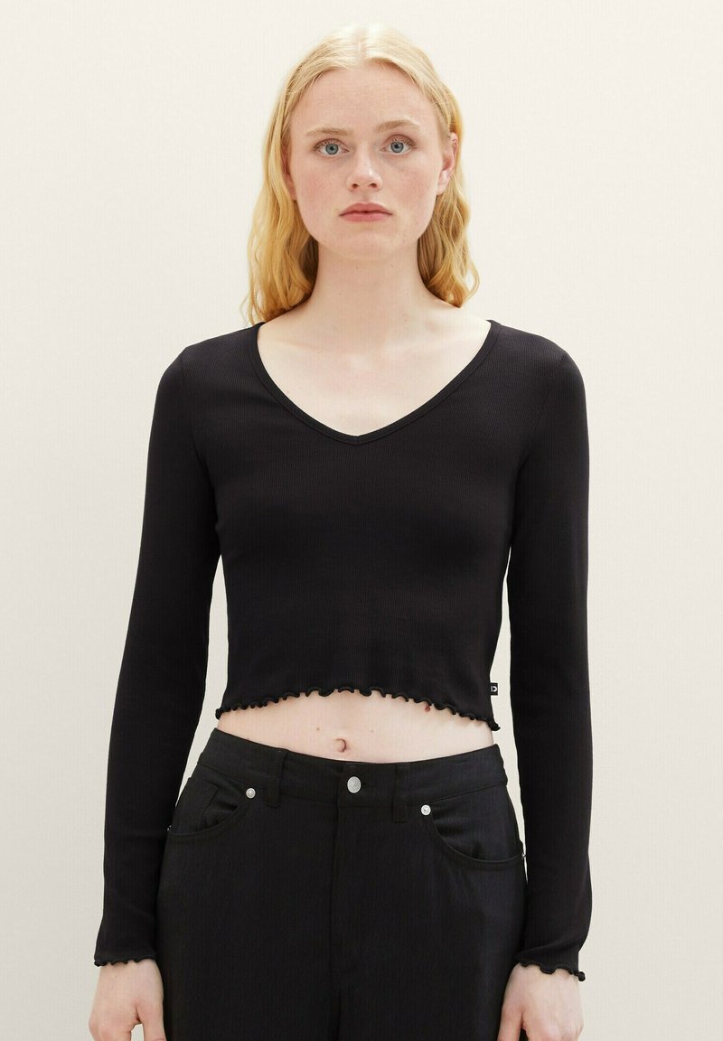 T-shirt e Top TOM TAILOR DENIM verde da donna