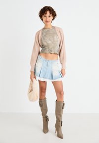 ONLY ONLAMANDA BOLERO  - Kardigan - warm taupe