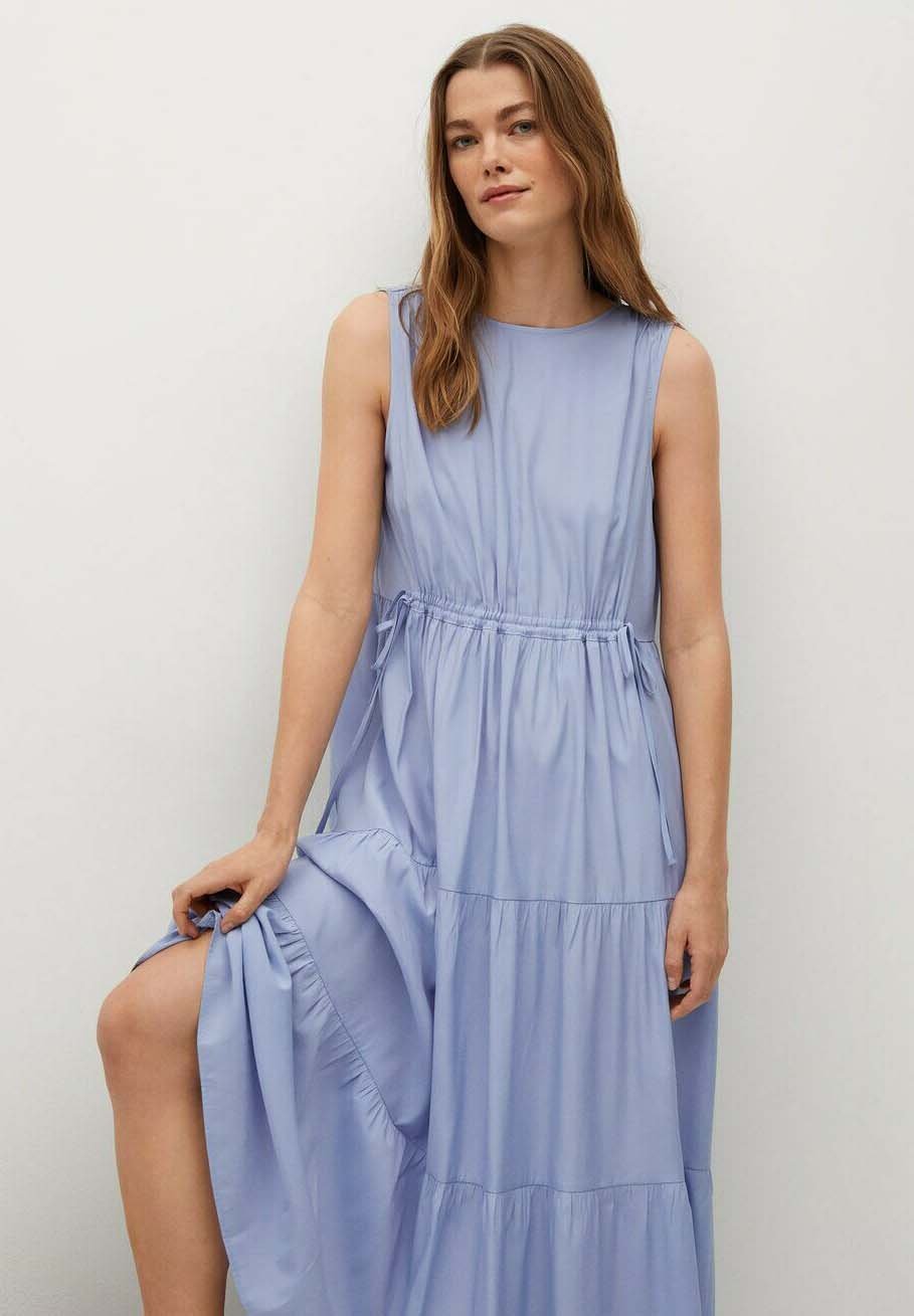 robe mango bleu