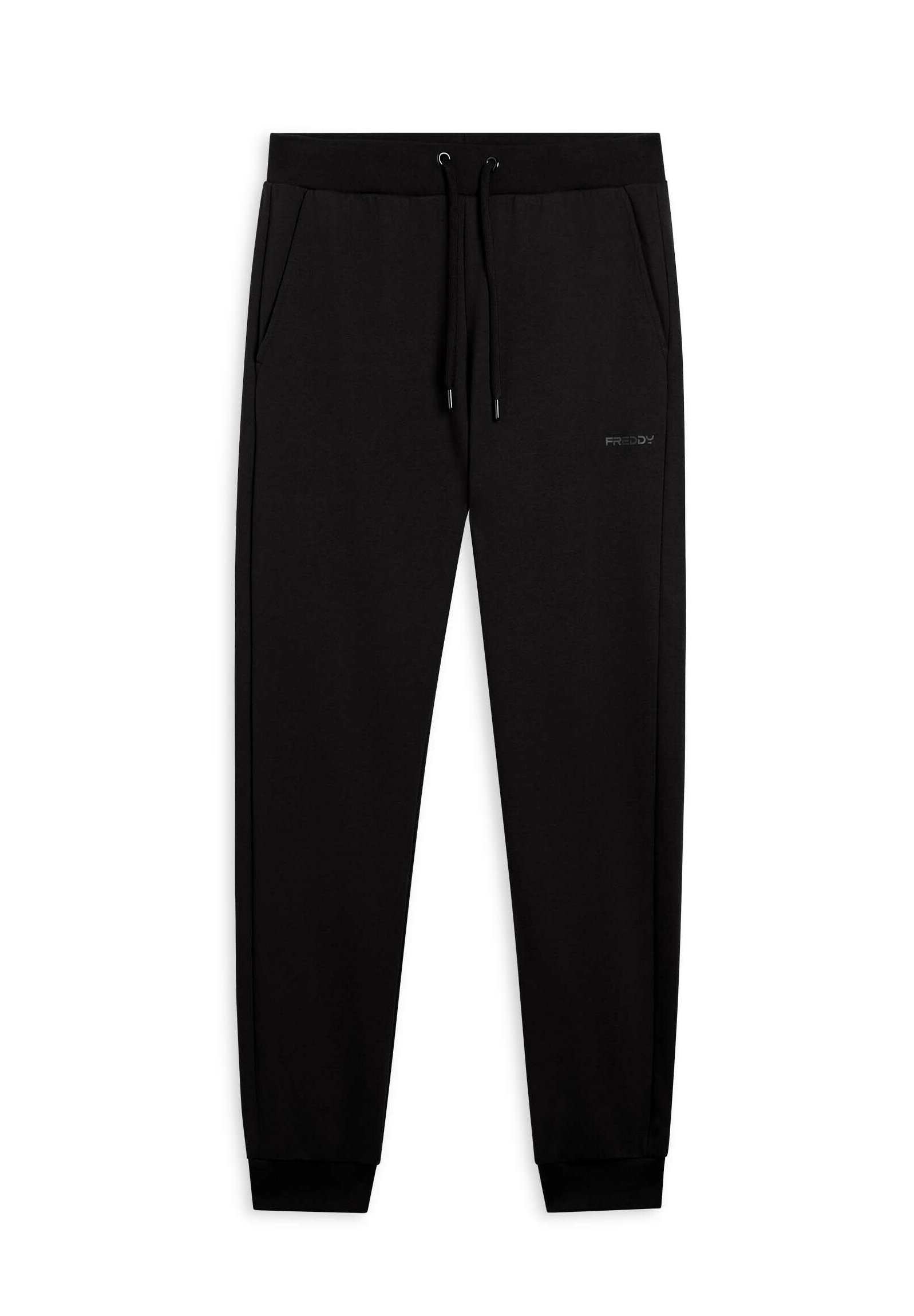 Freddy REGULAR BRUSHED Pantaloni sportivi black/nero