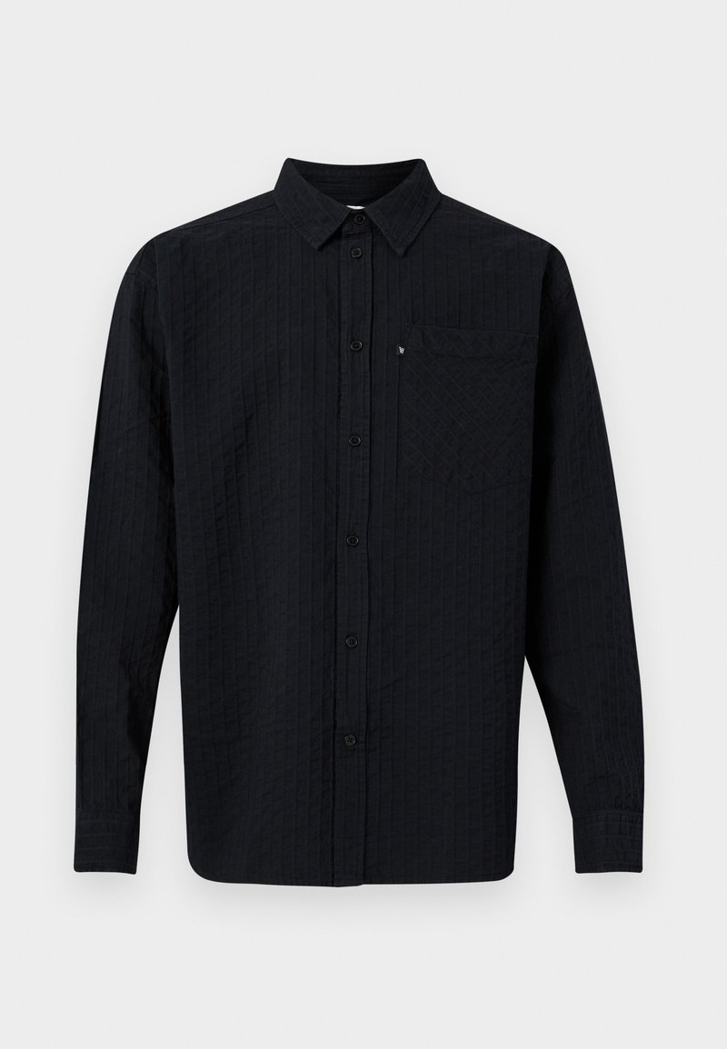 DOUBLE A BY W.W. Overhemdblouse zwart DOUBLE A BY W.W. Overhemdblouse zwart